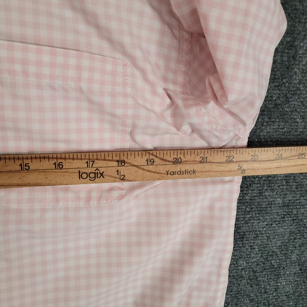 Vineyard Vines Performance Murray‎ Shirt Mens Large Pink Gingham Nylon Classic - Picture 6 of 9